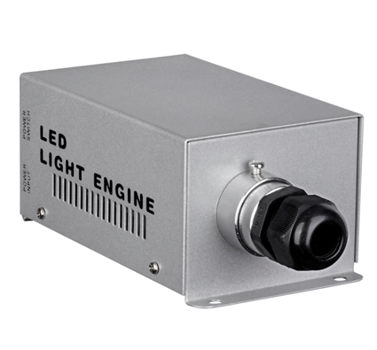 LED fiber optic light engine